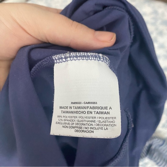 Nike Golf Dry-Fit Quarter Snap Blue Striped Long Sleeve Top Size Large - Picture 3 of 9